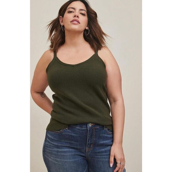 Torrid Everyday Plush Cami Sweater size 00 - Picture 8 of 9